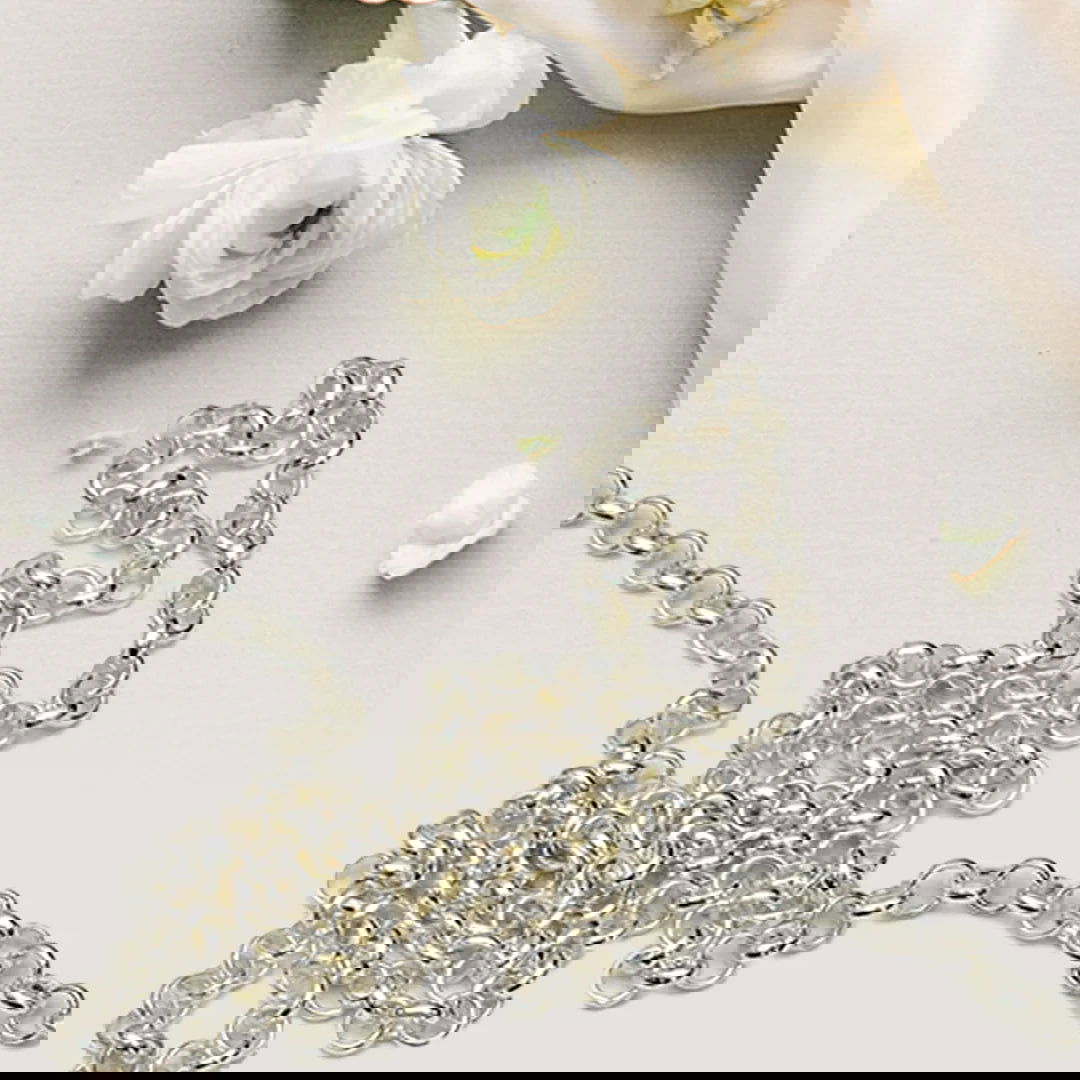 925 Sterling Silver 18″ Silver Ball Beads Chain 2mm