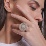 Dridha Antique Bold Rings in 925 Sterling Silver DM504