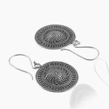 Mohnaa Antique Silver Earring