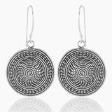 Mohnaa Antique Silver Earring