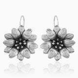 Mohnaa Silver Flower earring