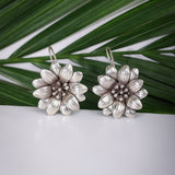 Mohnaa Silver Flower earring