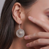 Mohnaa Antique Silver Earring