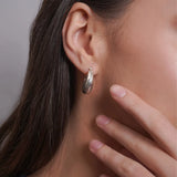 Mohnaa Crescent Moon Earring