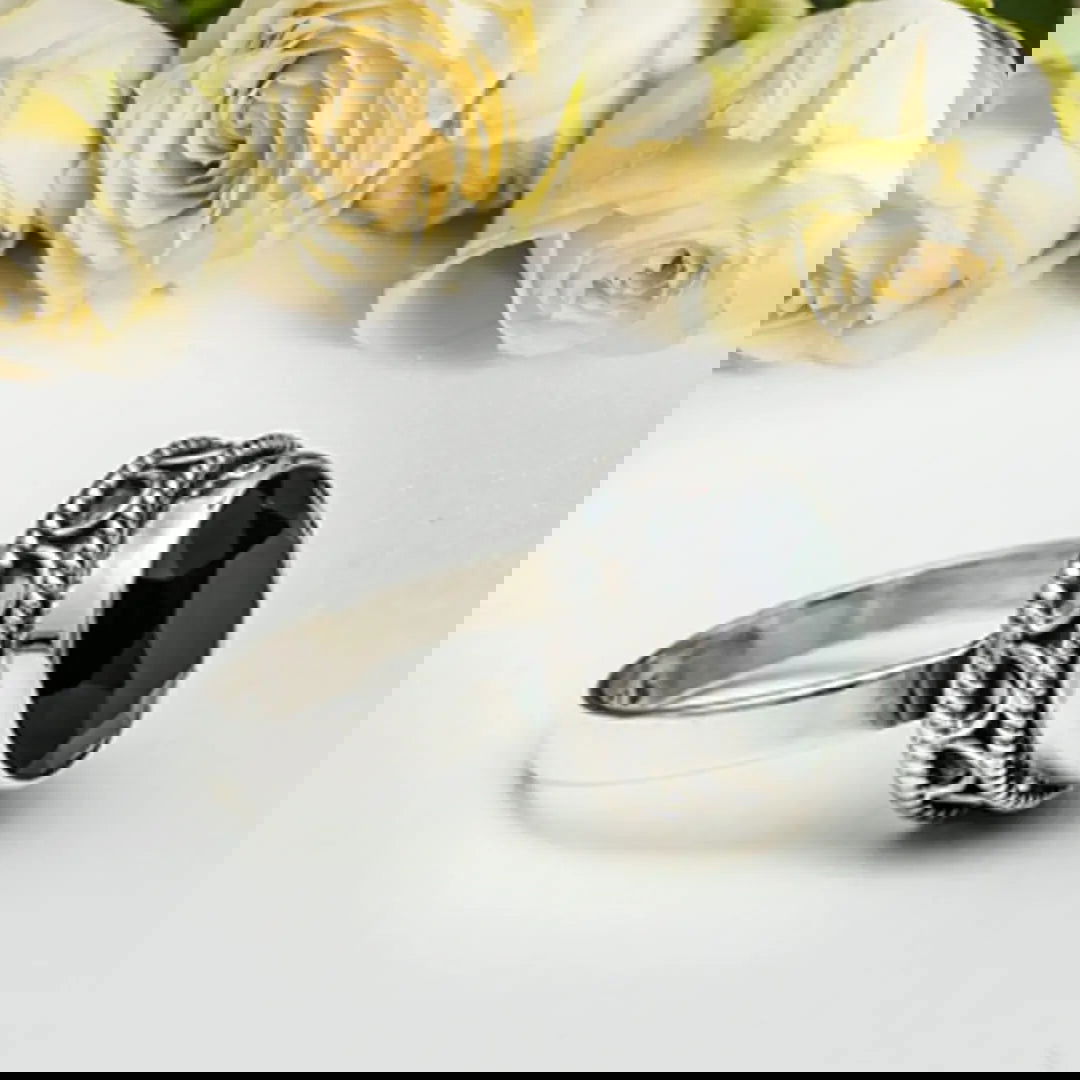 Black Onyx 925 Sterling Silver Ring