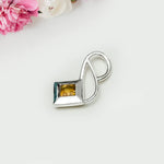 Designer Pendants With Citrine Gemstone In 925 Sterling Silver