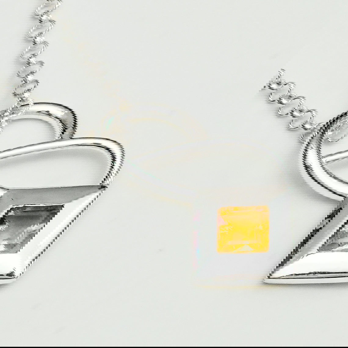 Designer Pendants With Citrine Gemstone In 925 Sterling Silver