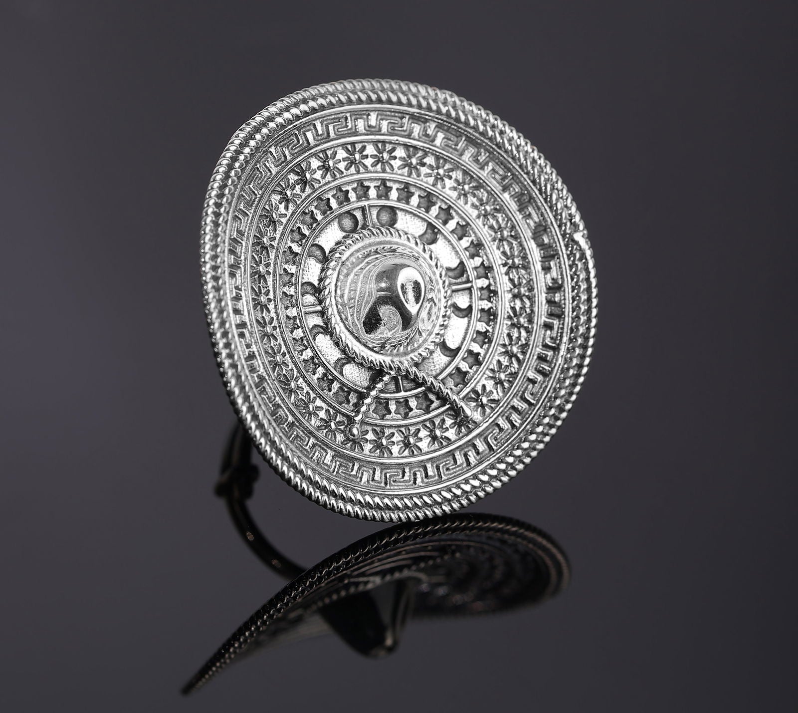 Dridha Antique Bold Rings in 925 Sterling Silver DM506