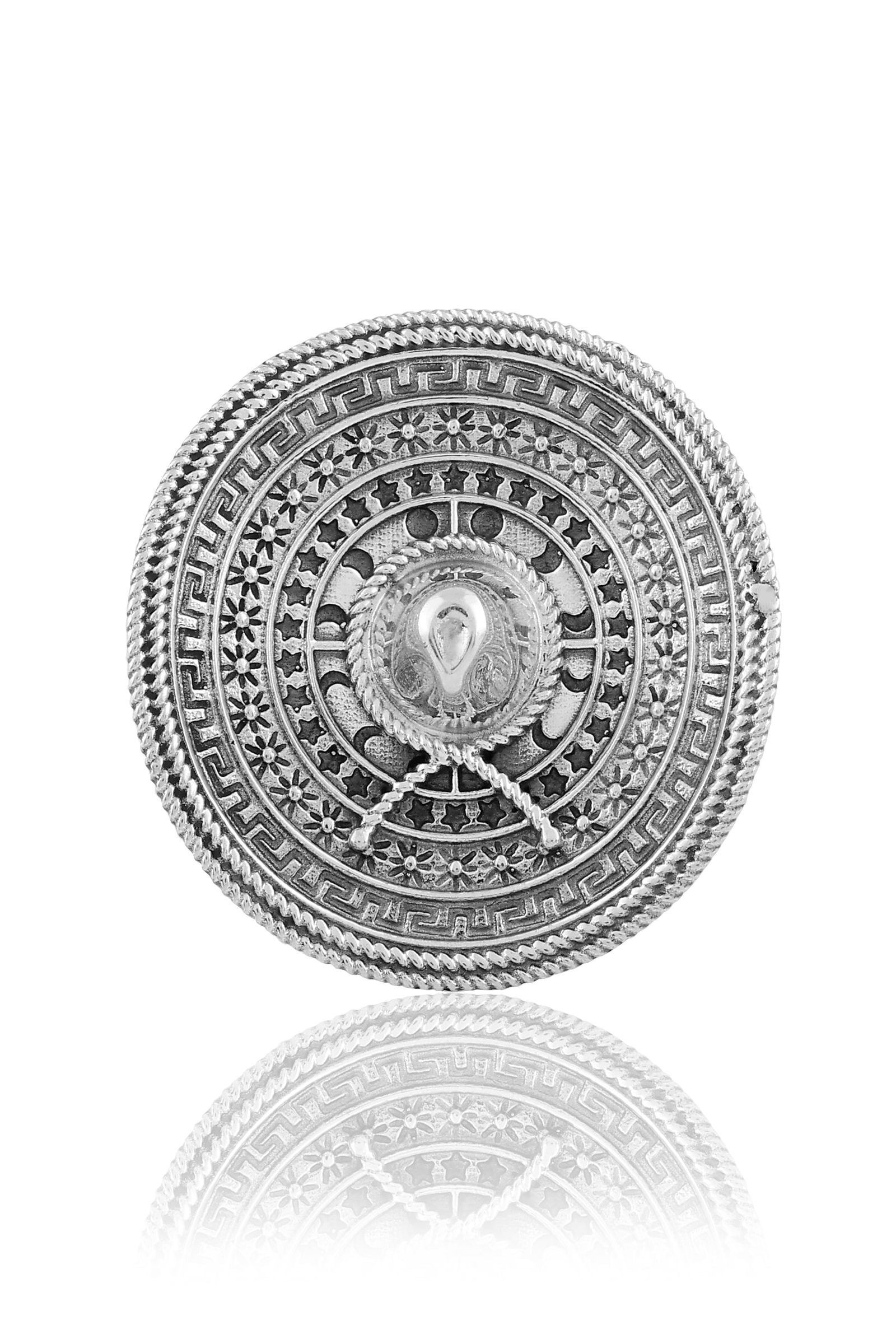 Dridha Antique Bold Rings in 925 Sterling Silver DM506
