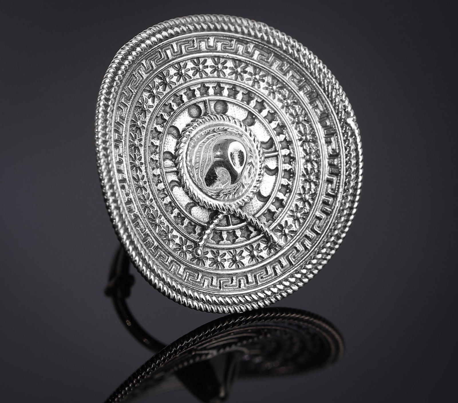 Dridha Antique Bold Rings in 925 Sterling Silver DM506