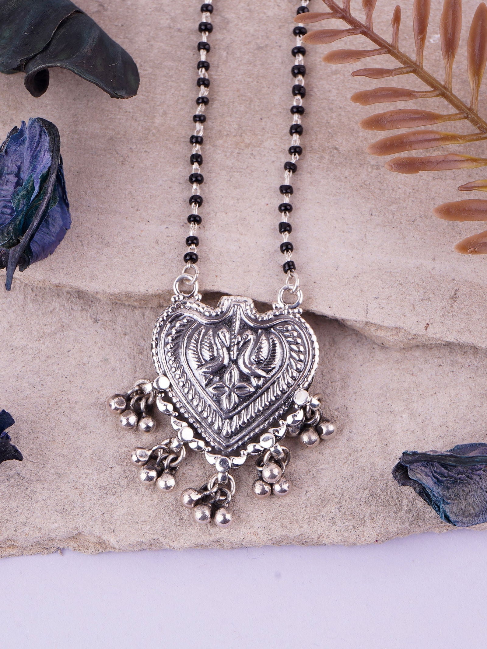 Dridha Antique Mangalsutra in 925 Sterling Silver DM108
