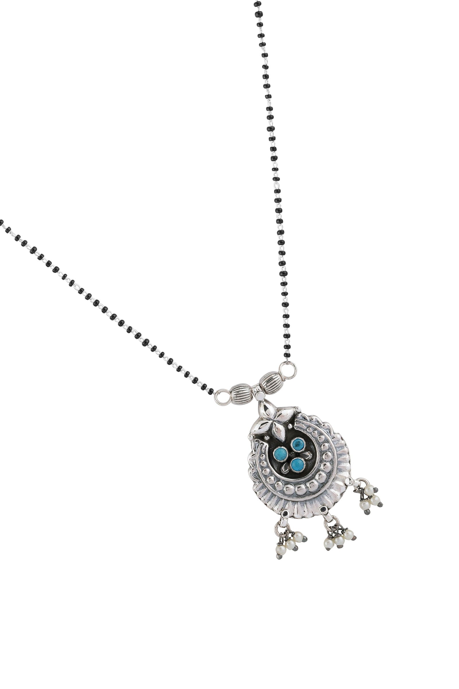 Dridha Antique Mangalsutra in 925 Sterling Silver DM110