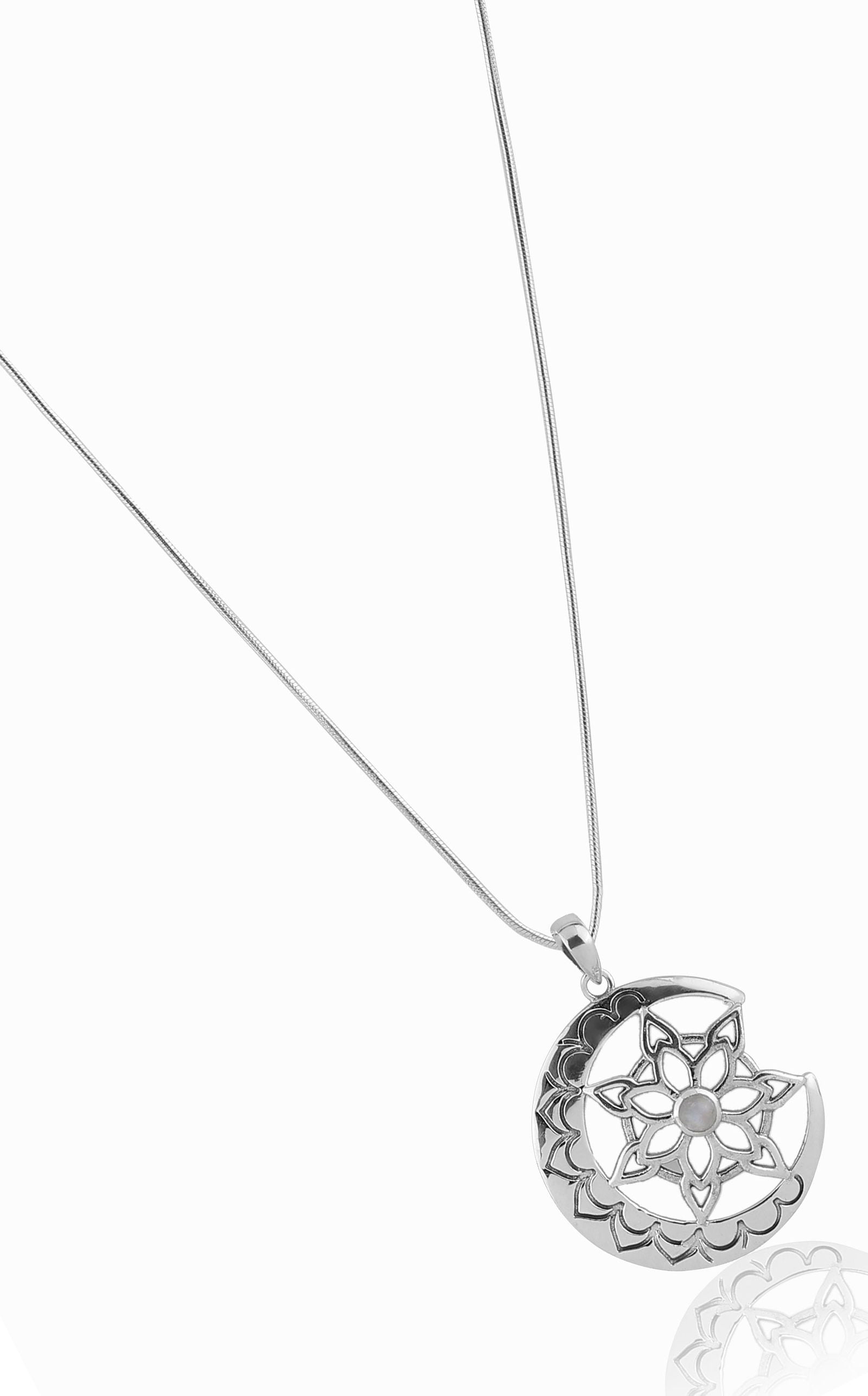 Dridha Antique Necklace in 925 Sterling Silver DM203