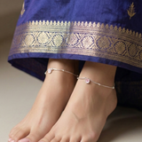 The Enchanted Bloom Enamel Anklet