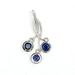 Handmade Pendant With Lolite Gemstone In 925 Sterling Silver