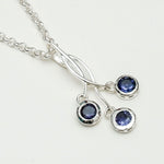 Handmade Pendant With Lolite Gemstone In 925 Sterling Silver