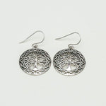 Life Of Tree Earrings 925 Solid Sterling Silver