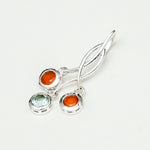 Handmade Pendant With Multi Stone In 925 Sterling Silver - Mohnaa Jewels