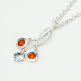 Handmade Pendant With Multi Stone In 925 Sterling Silver - Mohnaa Jewels