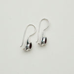 Earring With Natural Garnet Gemstone In 925 Sterling Silver 1 - Mohnaa Jewels