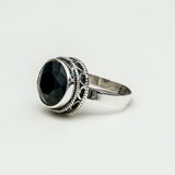 Black Onyx 925 Sterling Silver Ring - Mohnaa Jewels