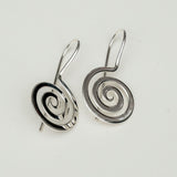 Plain Handmade Meditation Earring in 925 Sterling Silver - Mohnaa Jewels