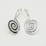 Plain Handmade Meditation Earring in 925 Sterling Silver - Mohnaa Jewels