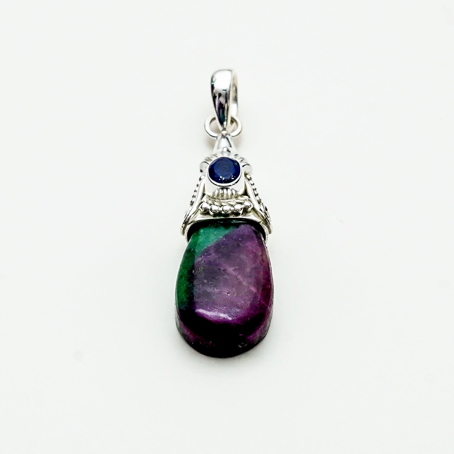 Multicolor Gemstone Pendants In 925 Silver - Mohnaa Jewels