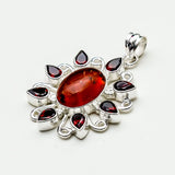 Sun Pendants With Multi Gemstone in High Quality 925 Solid Silver 1 - Mohnaa Jewels