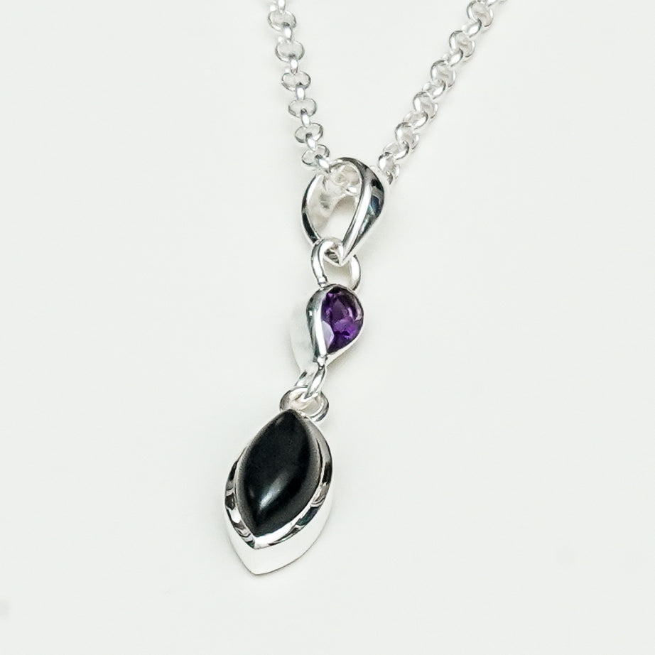 Best Price Pendants With Multi Gemstone Sterling Silver 2 - Mohnaa Jewels