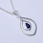 Pendants With Kyanite Gemstone In 925 Sterling Silver - Mohnaa Jewels