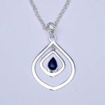 Pendants With Kyanite Gemstone In 925 Sterling Silver - Mohnaa Jewels