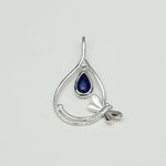 Dragonfly Pendent With Kayanite Gemstone In 925 Sterling Silver - Mohnaa Jewels