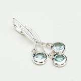 Handmade Pendant With Blue Topaz Gemstone In 925 Sterling Silver - Mohnaa Jewels