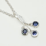 Handmade Pendant With Lolite Gemstone In 925 Sterling Silver - Mohnaa Jewels