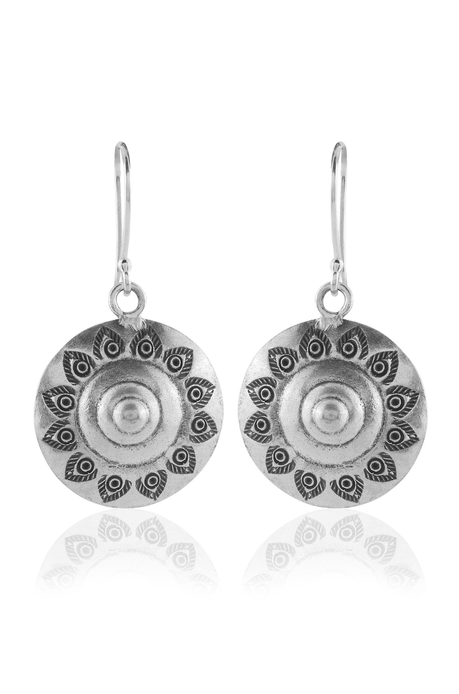 Mohnaa Earring with Peacock Motif 2