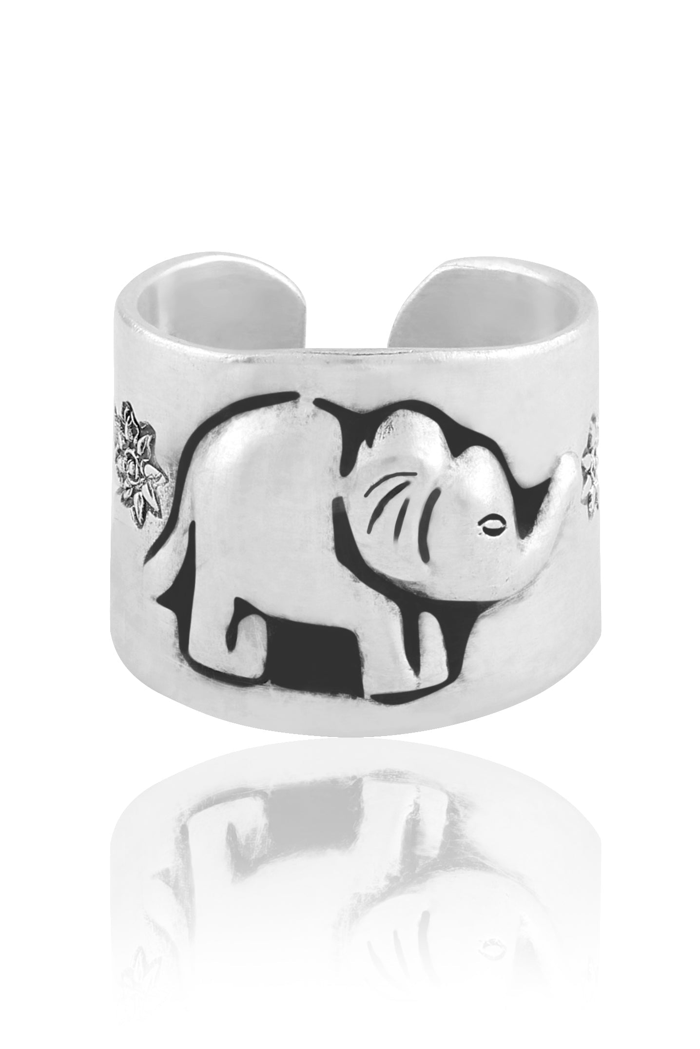 Mohnaa Elephant thumb ring