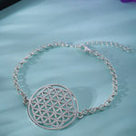 Mohnaa Minimalist Mandala Bracelet in 925 Sterling Silver 402