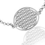 Mohnaa Minimalist Mandala Bracelet in 925 Sterling Silver 402