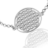 Mohnaa Minimalist Mandala Bracelet in 925 Sterling Silver 402
