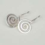Plain Handmade Meditation Earring in 925 Sterling Silver