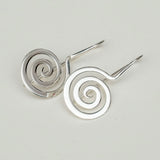 Plain Handmade Meditation Earring in 925 Sterling Silver