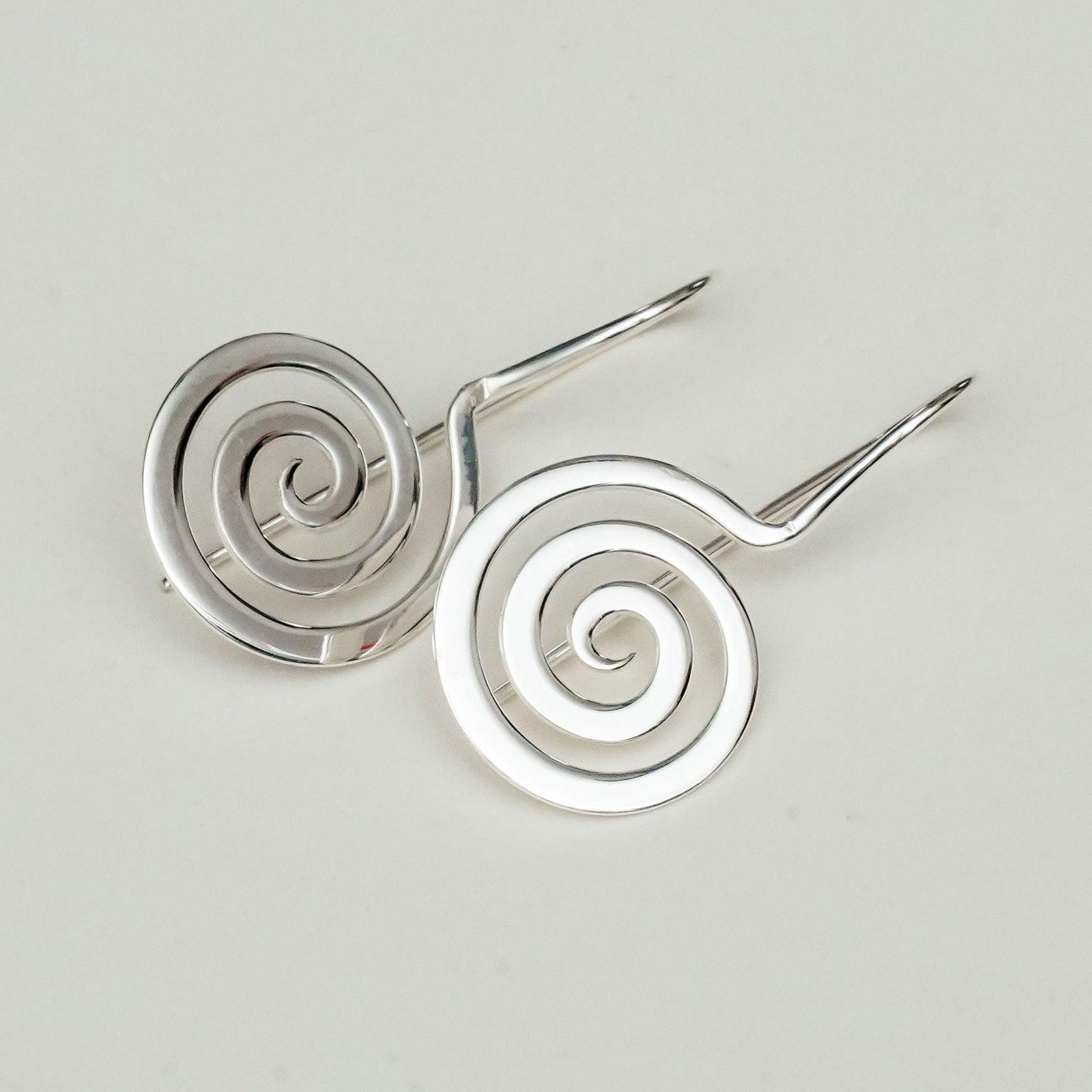 Plain Handmade Meditation Earring in 925 Sterling Silver