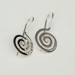 Plain Handmade Meditation Earring in 925 Sterling Silver