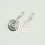 Plain Handmade Meditation Earring in 925 Sterling Silver
