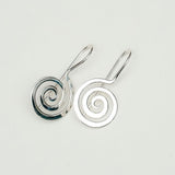 Plain Handmade Meditation Earring in 925 Sterling Silver