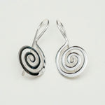 Plain Handmade Meditation Earring in 925 Sterling Silver