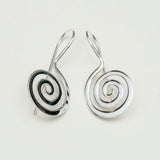 Plain Handmade Meditation Earring in 925 Sterling Silver