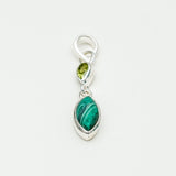 Best Price Pendants With Multi Gemstone Sterling Silver 1 - Mohnaa Jewels