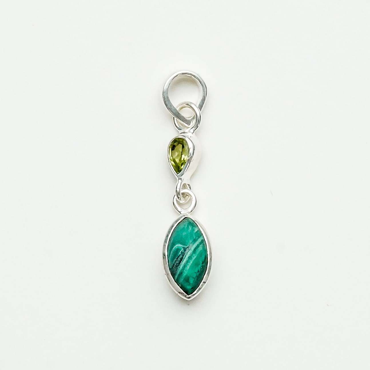 Best Price Pendants With Multi Gemstone Sterling Silver 1 - Mohnaa Jewels